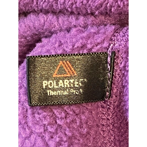 PATAGONIA Purple R2 Fuzzy Fleece Jacket Full Zip Polartec Thermal Pro Women's L - Picture 8 of 9